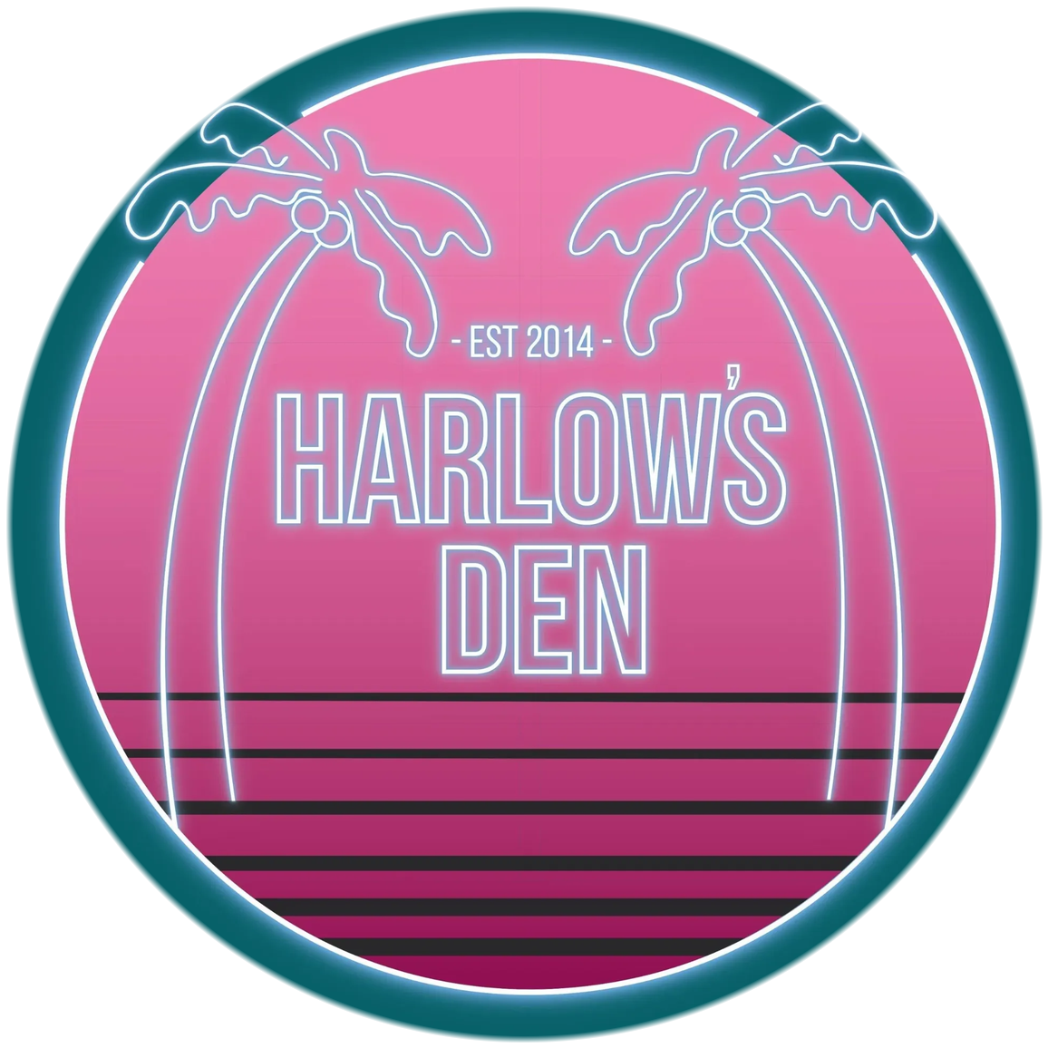 Harlow's Den original logo